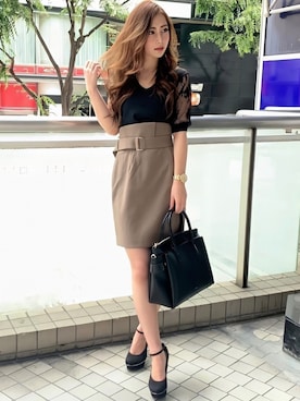 mikaさん（レディース・155cm）の夏コーディネート