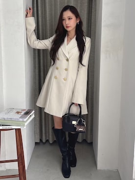 mikaさん（レディース・155cm）の秋コーディネート