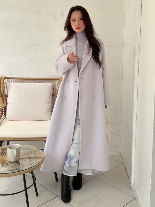 フラワードッキングロングスリーブワンピース（ワンピース