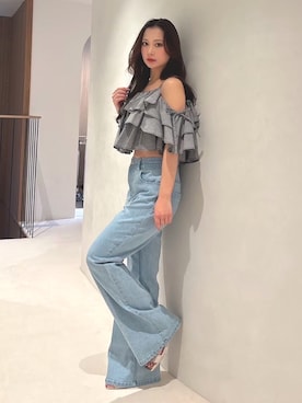 mikaさん（レディース・155cm）の夏コーディネート