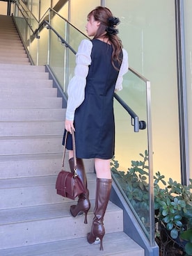 mikaさん（レディース・155cm）の冬コーディネート