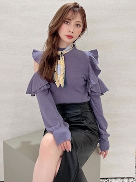 「RESEXXY（リゼクシー）のフェイクスエードショートブーツ（ブーツ）」を使った、mikaさん（レディース・155cm）の秋コーディネート