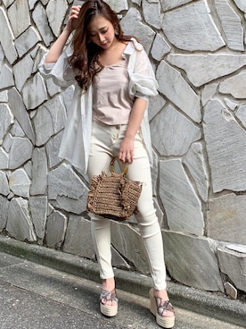 mikaさん（レディース・155cm）の春コーディネート