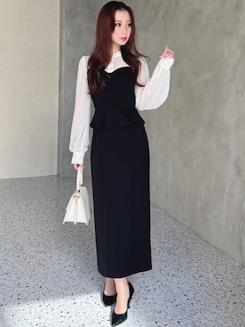 mikaさん（レディース・155cm）の冬コーディネート