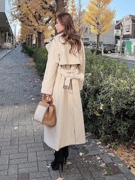 mikaさん（レディース・155cm）の冬コーディネート