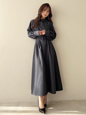 mikaさん（レディース・155cm）の冬コーディネート