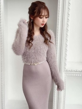 「RESEXXY（リゼクシー）のアイテム（ベルト）」を使った、mikaさん（レディース・155cm）の秋コーディネート