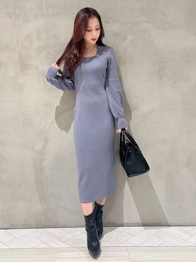 mikaさん（レディース・155cm）の冬コーディネート