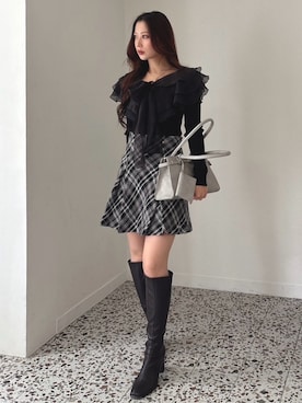 mikaさん（レディース・155cm）の秋コーディネート