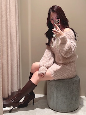 mikaさん（レディース・155cm）の冬コーディネート