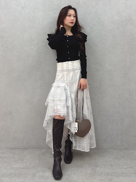 mikaさん(レディース・155cm)の冬コーディネート