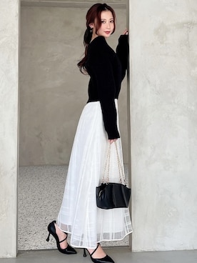 mikaさん（レディース・155cm）の冬コーディネート