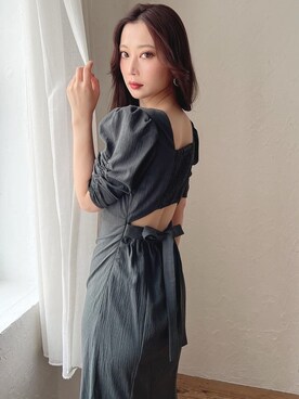 mikaさん（レディース・155cm）の夏コーディネート