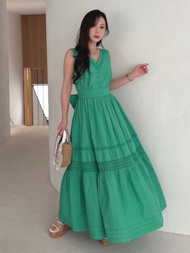 mikaさん（レディース・155cm）の春コーディネート