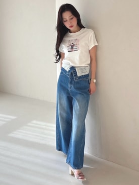 mikaさん（レディース・155cm）の春コーディネート