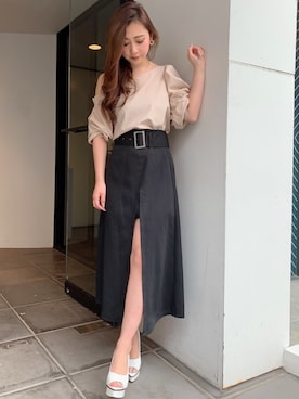 mikaさん（レディース・155cm）の春コーディネート