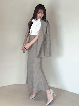 mikaさん（レディース・155cm）の春コーディネート