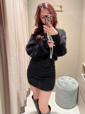 mikaさん（レディース・155cm）の冬コーディネート