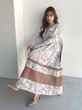 mikaさん（レディース・155cm）の冬コーディネート