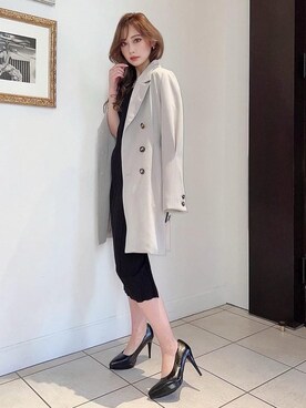 mikaさん(レディース・155cm)の冬コーディネート