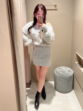 mikaさん（レディース・155cm）の冬コーディネート