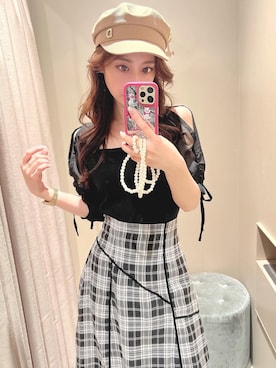 mikaさん（レディース・155cm）の夏コーディネート