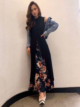 mikaさん（レディース・155cm）の春コーディネート