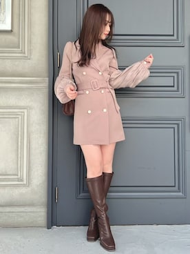 mikaさん（レディース・155cm）の春コーディネート