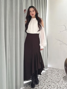 mikaさん（レディース・155cm）の秋コーディネート