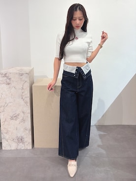 mikaさん（レディース・155cm）の春コーディネート