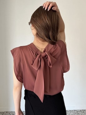 「RESEXXY（リゼクシー）のキルティングチェーンバッグ（ショルダーバッグ）」を使った、mikaさん（レディース・155cm）の夏コーディネート