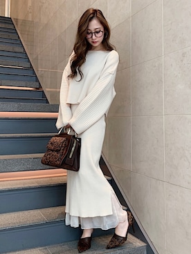 mikaさん（レディース・155cm）の秋コーディネート