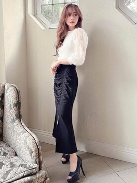 mikaさん（レディース・155cm）の冬コーディネート