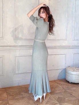 「RESEXXY（リゼクシー）のアイテム（ベルト）」を使った、mikaさん（レディース・155cm）の冬コーディネート