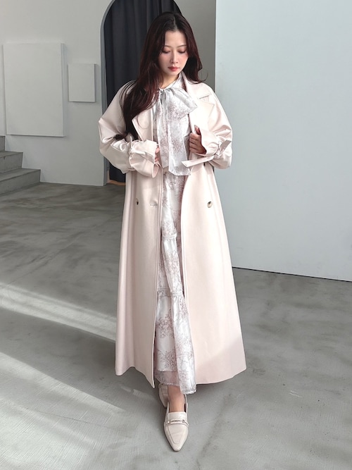 バックチュールトレンチコート（トレンチコート）｜MERCURYDUO