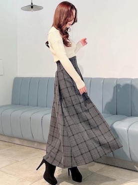 mikaさん（レディース・155cm）の冬コーディネート