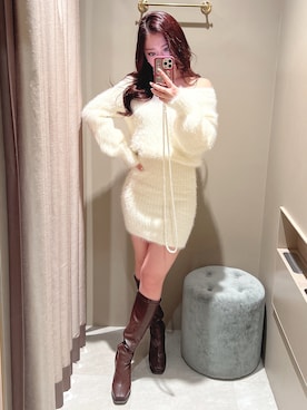 mikaさん（レディース・155cm）の冬コーディネート