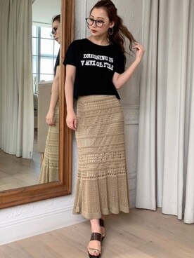 mikaさん（レディース・155cm）の夏コーディネート