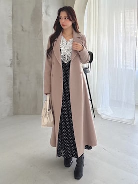 mikaさん（レディース・155cm）の冬コーディネート