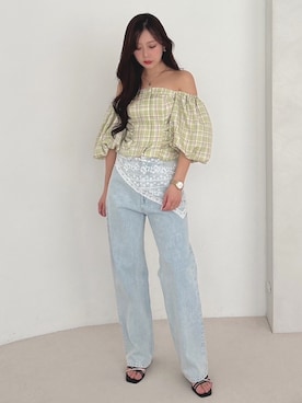 mikaさん（レディース・155cm）の春コーディネート