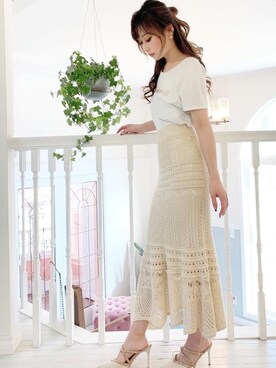 mikaさん（レディース・155cm）の春コーディネート