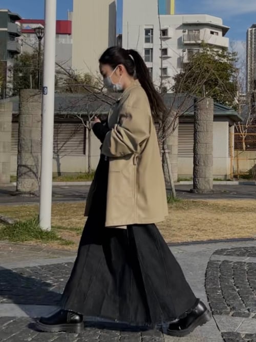 Ameri（アメリ）の「GENTLE SYNTHETIC LEATHER JACKET（その他アウター