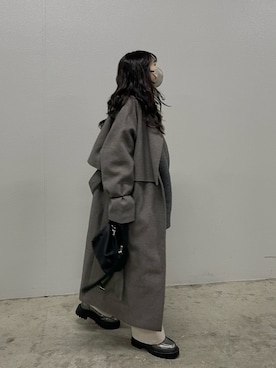「LIAN（リアン）のアイテム（その他アウター）」を使った、𝗮   .さん（レディース・152cm）の冬コーディネート
