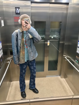 「plain-me（プレインミー）のアイテム（ジャケット/アウター）」を使った、ちんさん（メンズ・180cm）の冬コーディネート