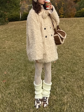 「アイテム（その他アウター）」を使った、Kiyoさん（レディース・156cm）の秋コーディネート