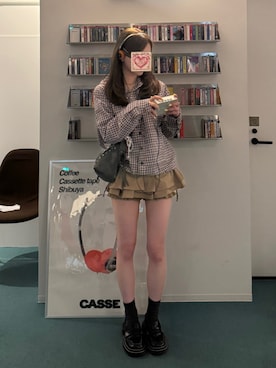 「アイテム（ブルゾン）」を使った、Kiyoさん（レディース・156cm）の春コーディネート