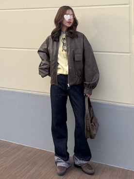 「Cider（Cider）のアイテム」を使った、Kiyoさん（レディース・156cm）の冬コーディネート