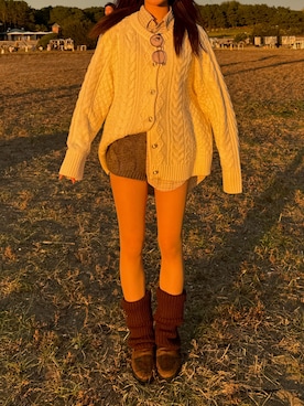 「Cider（Cider）のアイテム」を使った、Kiyoさん（レディース・156cm）の春コーディネート
