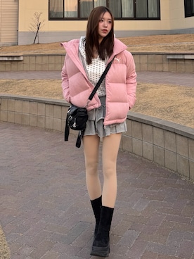 Kiyoさん（レディース・156cm）の冬コーディネート