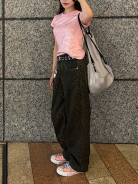 「BURBERRY（バーバリー）のアイテム」を使った、Kiyoさん（レディース・156cm）の夏コーディネート